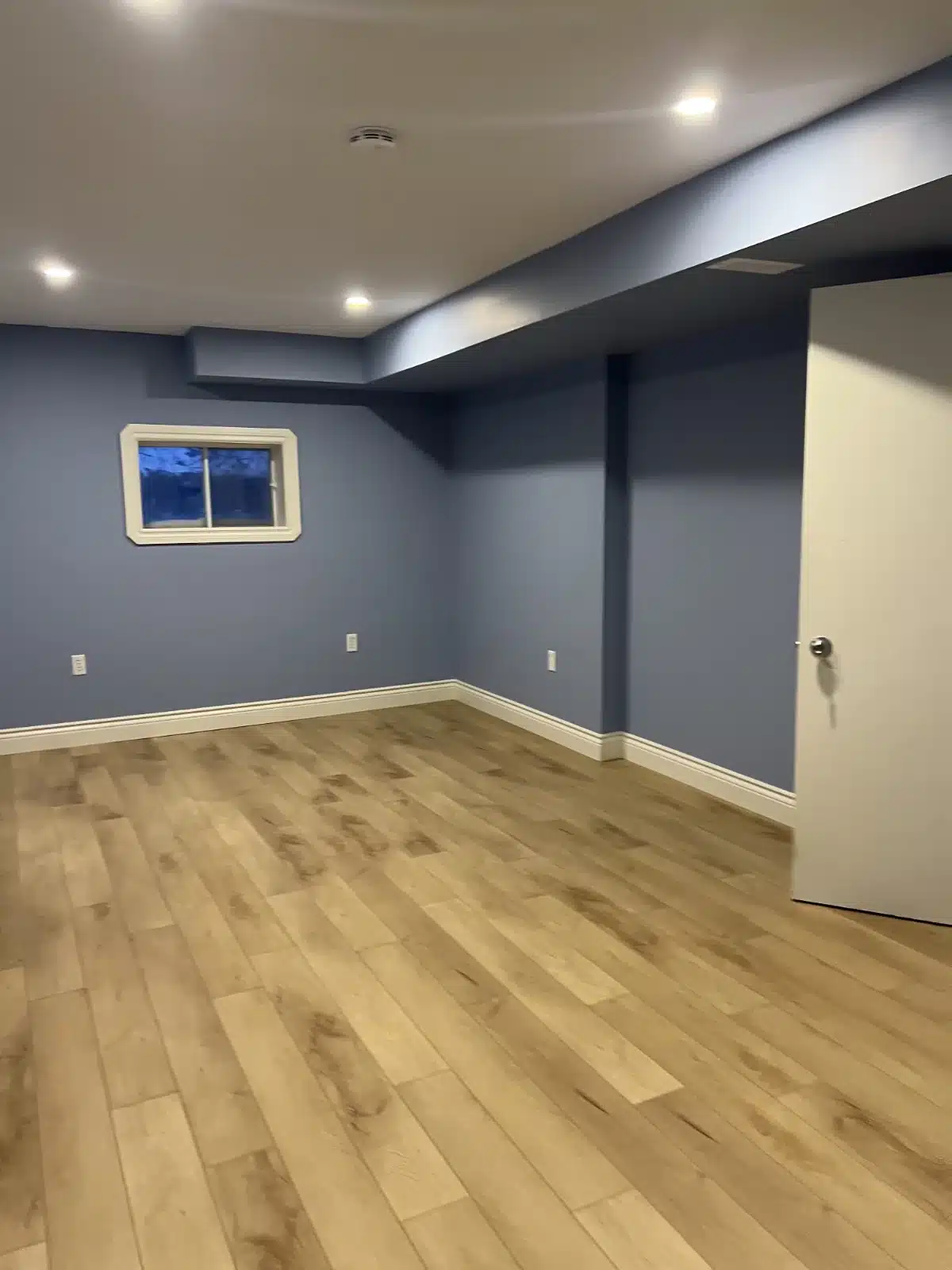 Baasement finishing North Shore Nova Scotia - after image bedroom
