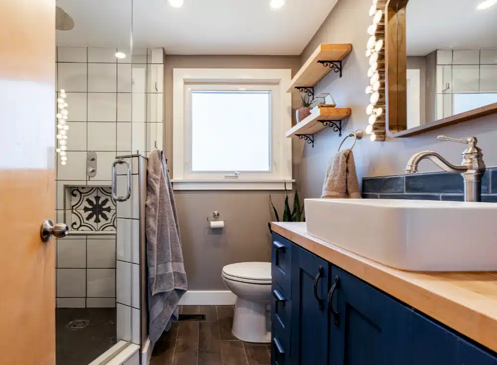 Completed bathroom renovation by Schriefer Nova Scotia